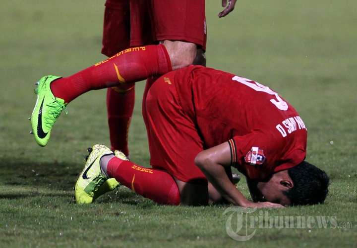 Bhayangkara FC vs Persija Jakarta Selebrasi Evan Dimas