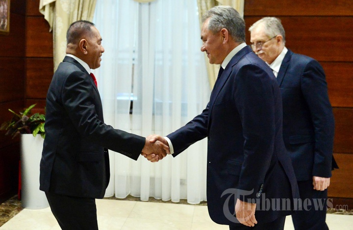 Bilateral Meeting Menhan RI Ryamizard Ryacudu dan Sergey Shoigu