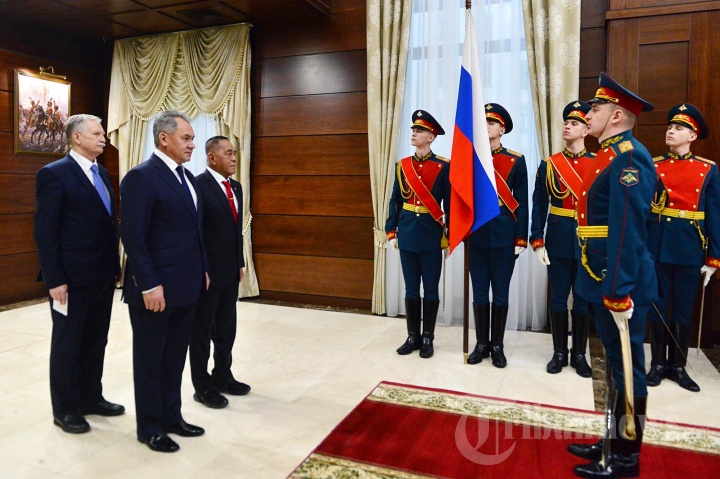 Bilateral Meeting Menhan RI Ryamizard Ryacudu dan Sergey Shoigu