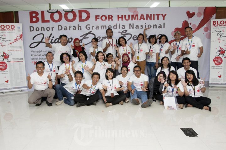 Blood For Humanity Donor Darah Gramedia Nasional