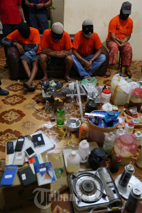 BNN Sumut Grebek Pabrik Sabu Rumahan