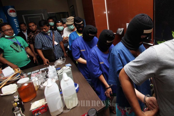 BNN Ungkap Produksi Narkoba Rumahan