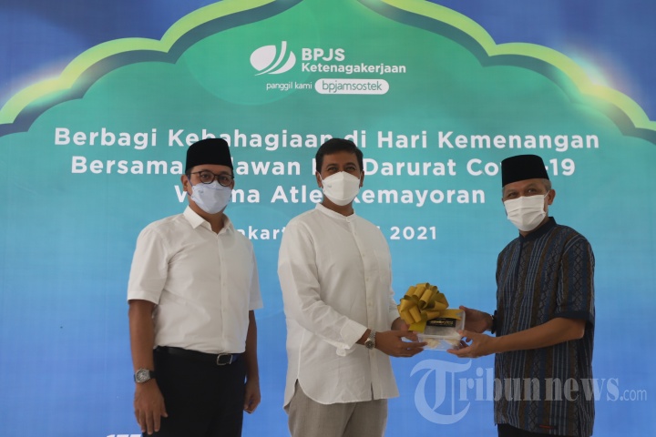 BPJAMSOSTEK Berbagi Kebahagiaan di Hari Raya Idul Fitri 1442 H