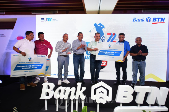 BTN Golf Tournament 2022 Sumbang 7.200 Pohon