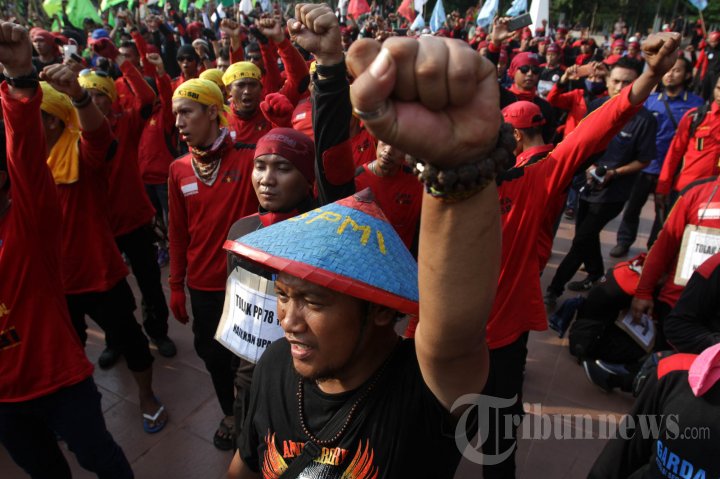 Buruh Kembali Beraksi Tolak PP Nomor 78