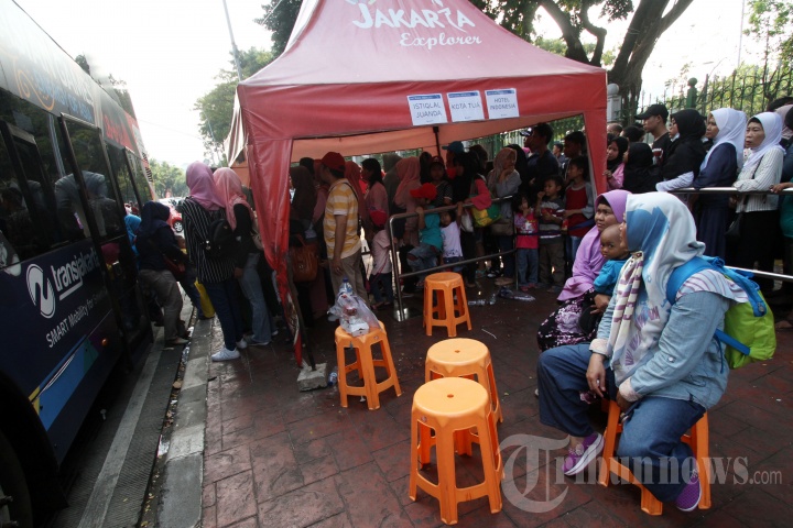 Bus Keliling Jakarta Pada Libur Lebaran