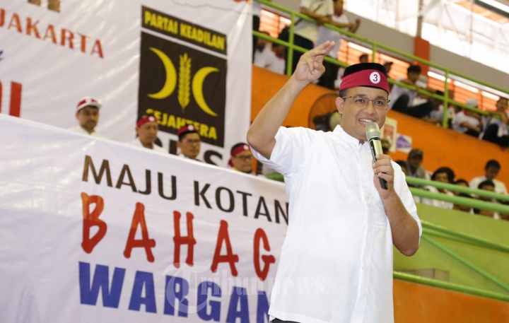 Cagub DKI Anies Hadiri Apel Siaga PKS