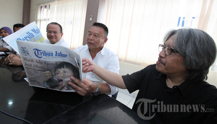 Calon Gubernur Jabar Tb Hasanuddin Kunjungi Kantor Tribun Jabar