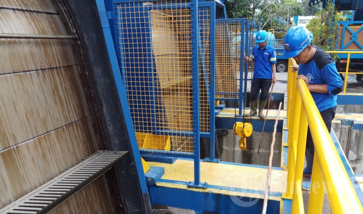 Cek Kesiapan Rumah Pompa Setia Budi Timur