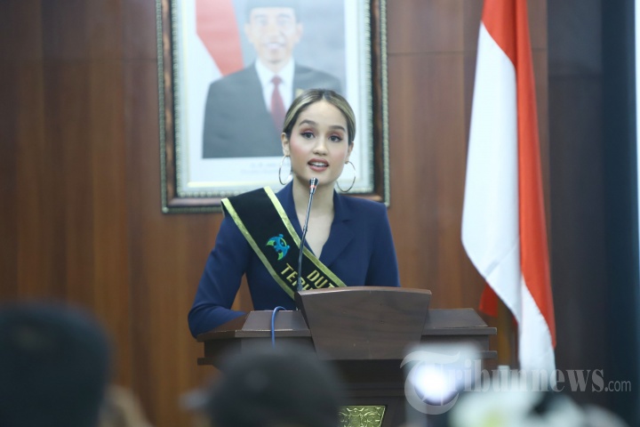 Cinta Laura Jadi Duta Anti Kekerasan Perempuan dan Anak