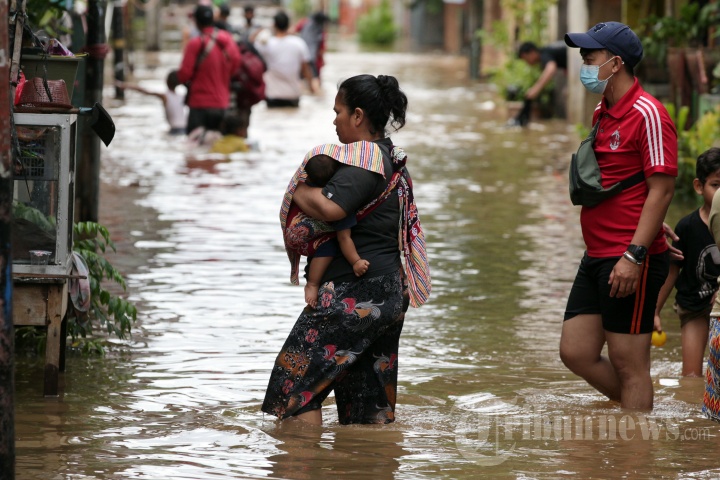 Cipinang Melayu Kembali Terendam Banjir