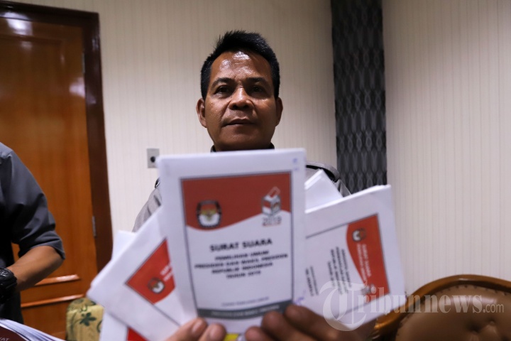 Contoh Surat Suara Pemilu 2019