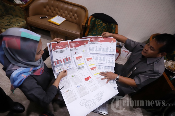 Contoh Surat Suara Pemilu 2019