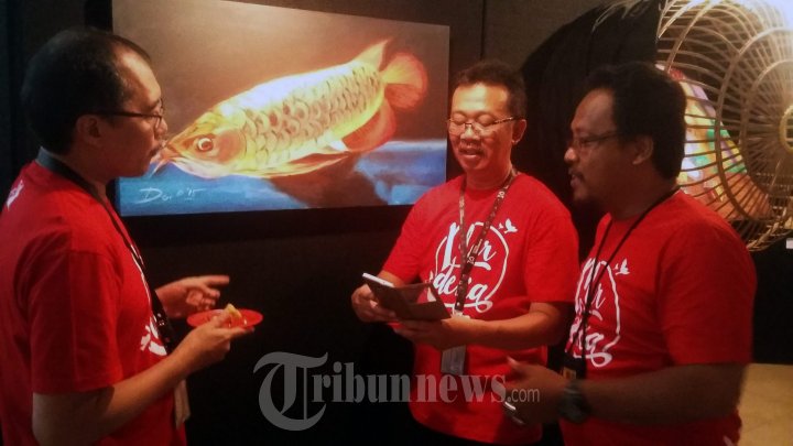 Coretan Priyo Utomo Buka Pameran Lukisan Kargo