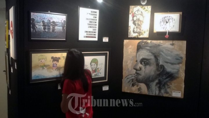 Coretan Priyo Utomo Buka Pameran Lukisan Kargo