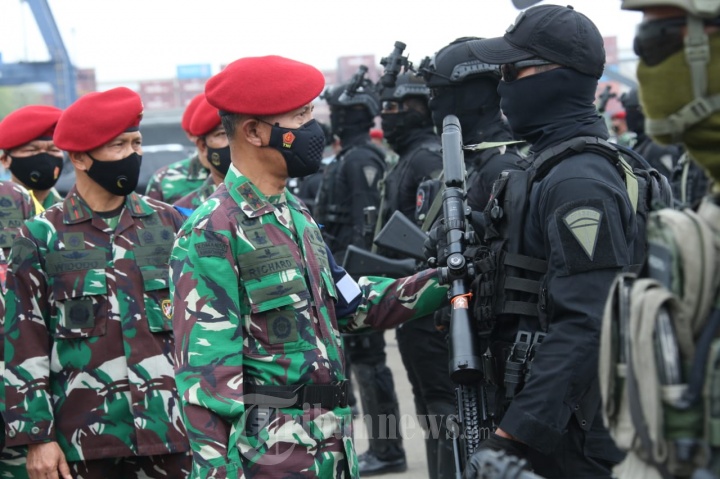 Dankoopssus TNI Pimpin Apel Gelar Pasukan Latgultor