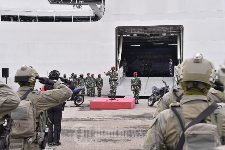 Dankoopssus TNI Pimpin Apel Gelar Pasukan Latgultor