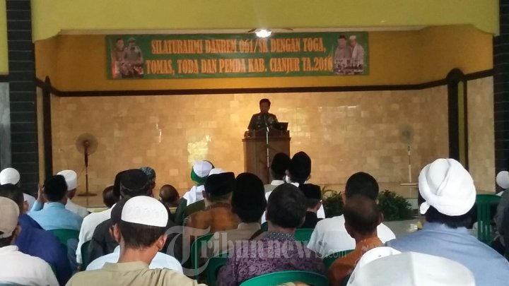 Danrem 061/Surya Kancana Silaturahmi dengan Tokoh Masyarakat