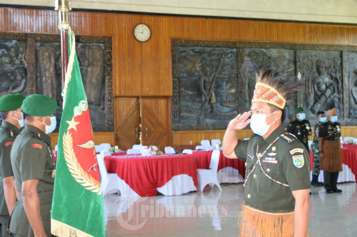 Danrem 174 Merauke Pimpin Acara Tradisi Korps Penerimaan Kasipers