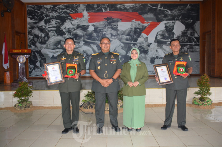 Danrem Merauke Pimpin Sertijab Kasiter dan Kasiren Korem 174/ATW