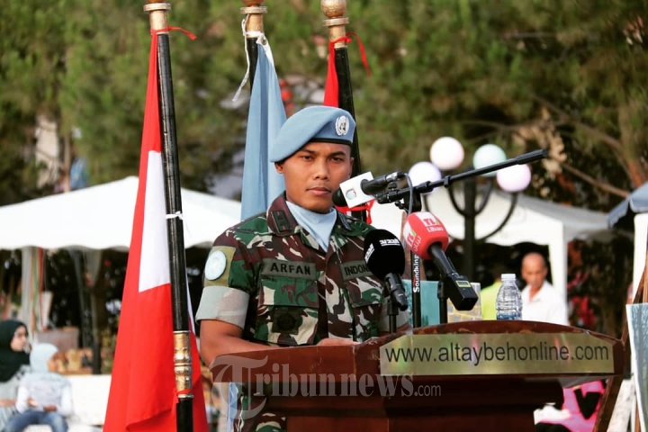 Dansatgas Indobatt Konga XXIII-L Resmikan Water Tanker