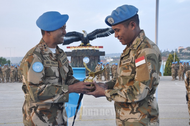Dansatgas Indobatt Pimpin Purna Tugas Konga XXIII-L/Unifil