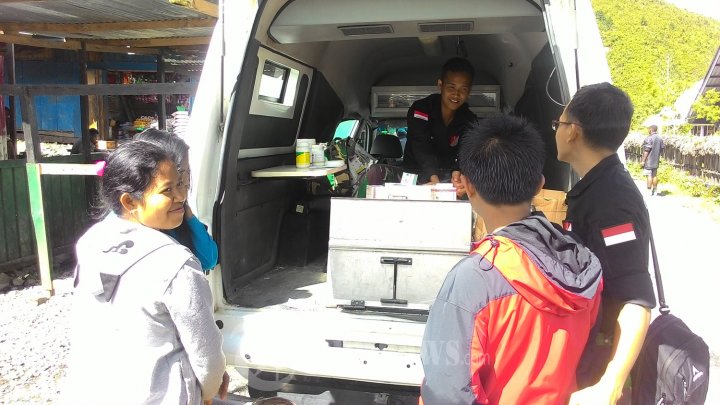 Dansatgas Yonif 509/Kostrad Adakan Pengobatan Gratis Masyarakat