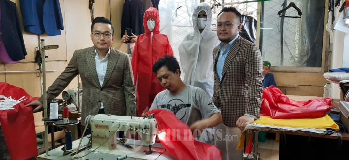 Darurat Covid-19, Stephen-Samuel Wongso Donasikan APD Ke Tedis