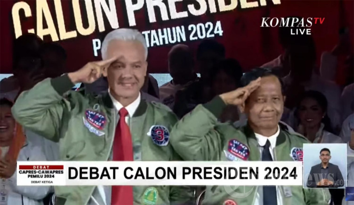 Debat Ketiga Calon Presiden 2024-2029