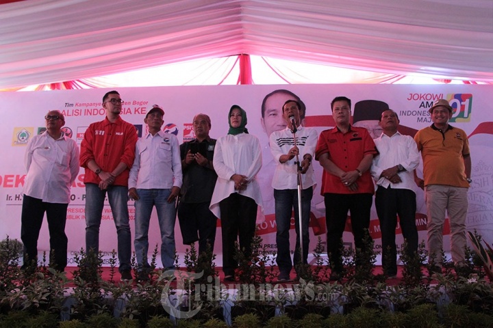 Deklarasi Koalisi Indonesia Kerja Dukung Pasangan 01