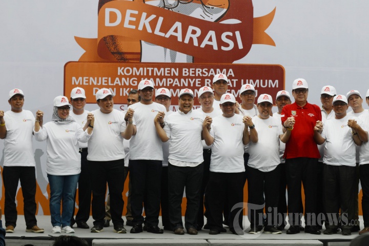 Deklarasi Komitmen Pemilu 2019 yang Beretika dan Bermartabat