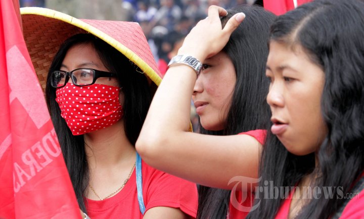 Demo Buruh di Bandung