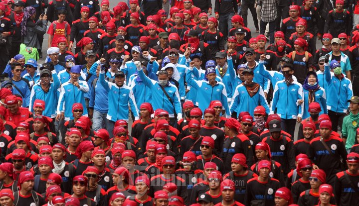 Demo Buruh Peringati May Day