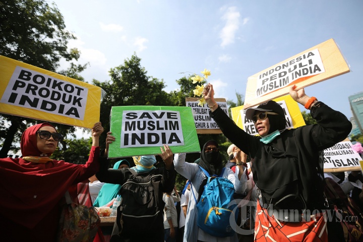 Demo Depan Kedubes India