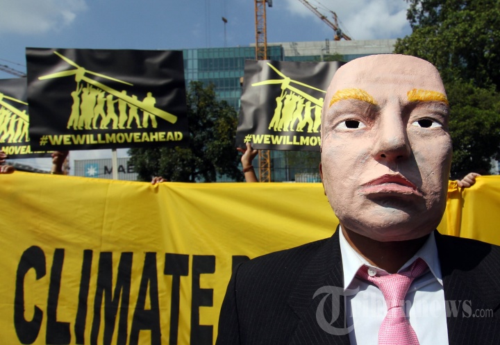 Demo Greenpeace di Kedubes AS