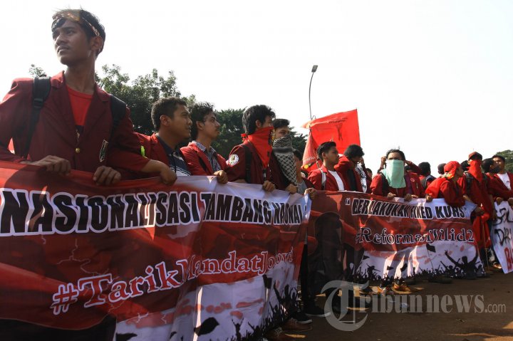 Demo Mahasiswa Cabut Mandat Jokowi-JK