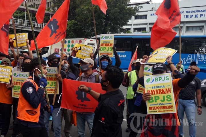 Demo Pekerja Outsourcing Lion Air