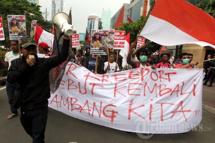 Demo Usir Freeport