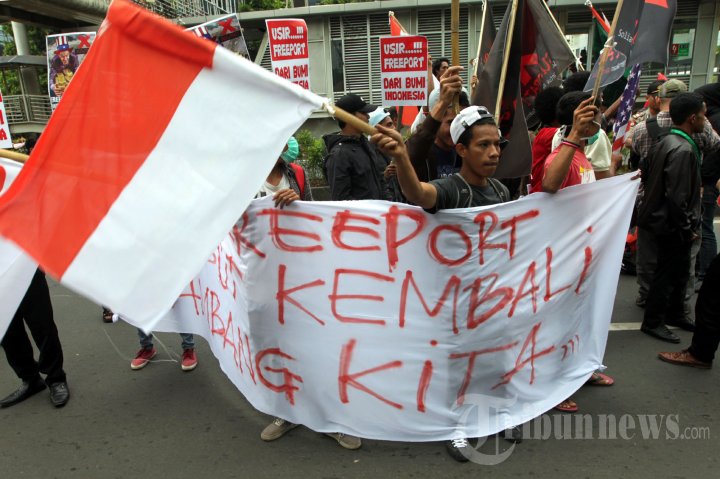 Demo Usir Freeport