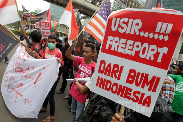 Demo Usir Freeport