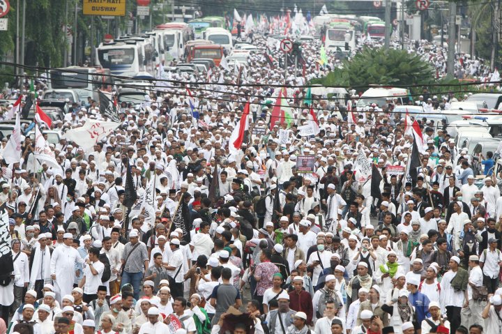 Demonstrasi Bela Islam Tuntut Ahok Dijadikan Tersangka