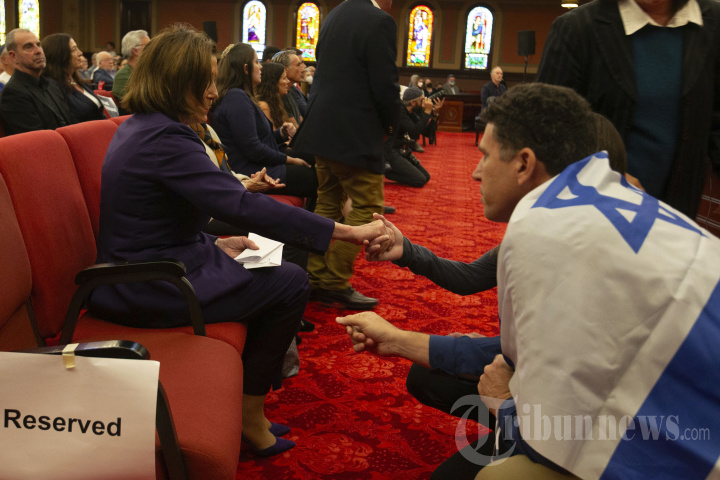 Demonstrasi Pendukung Israel dan Palestina di AS