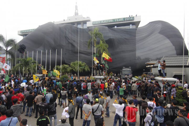 Demonstrasi Tuntut Pengelolaan Blok Mahakam