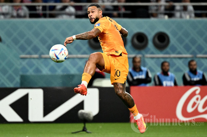 Detik-detik Memphis Depay Bobol Gawang Amerika Serikat