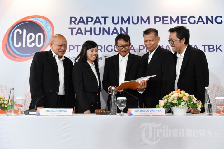 Direktur Utama PT Sariguna Primatirta Tbk (Tanobel Group) Melisa