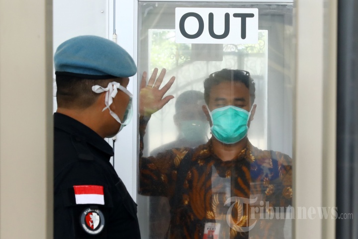 Disinfektan Chamber di Kompleks Istana Kepresidenan