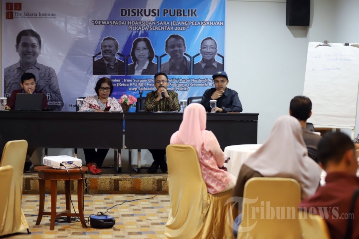 Diskusi Mewaspadai Hoaks dan Sara Jelang Pilkada Serentak 2020