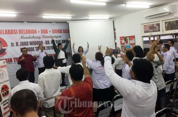 Doa Damai Sejahtera Dukung Jokowi-Maaruf Amin
