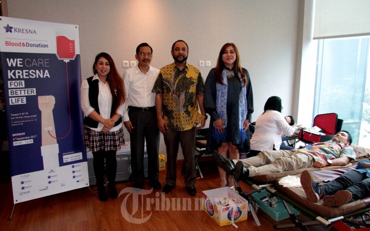 Donor Darah Kresna Peduli Dihadiri 3 Direktur