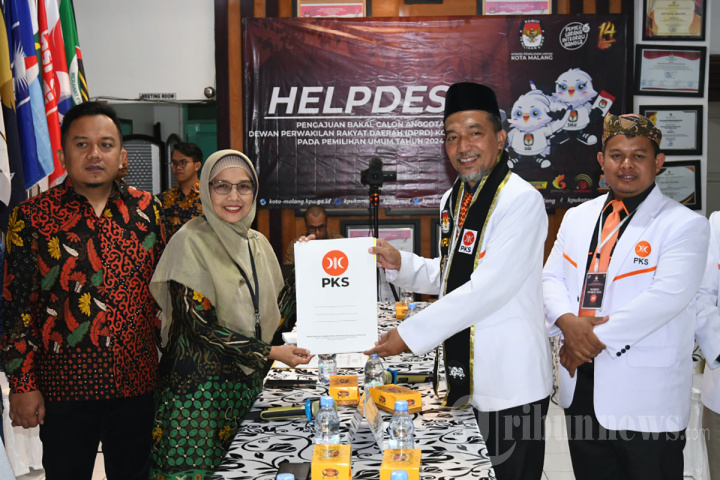 DPD PKS Daftar Bacaleg ke KPU Kota Malang